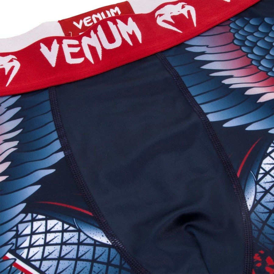 venum rooster compressietights - marineblauworanje