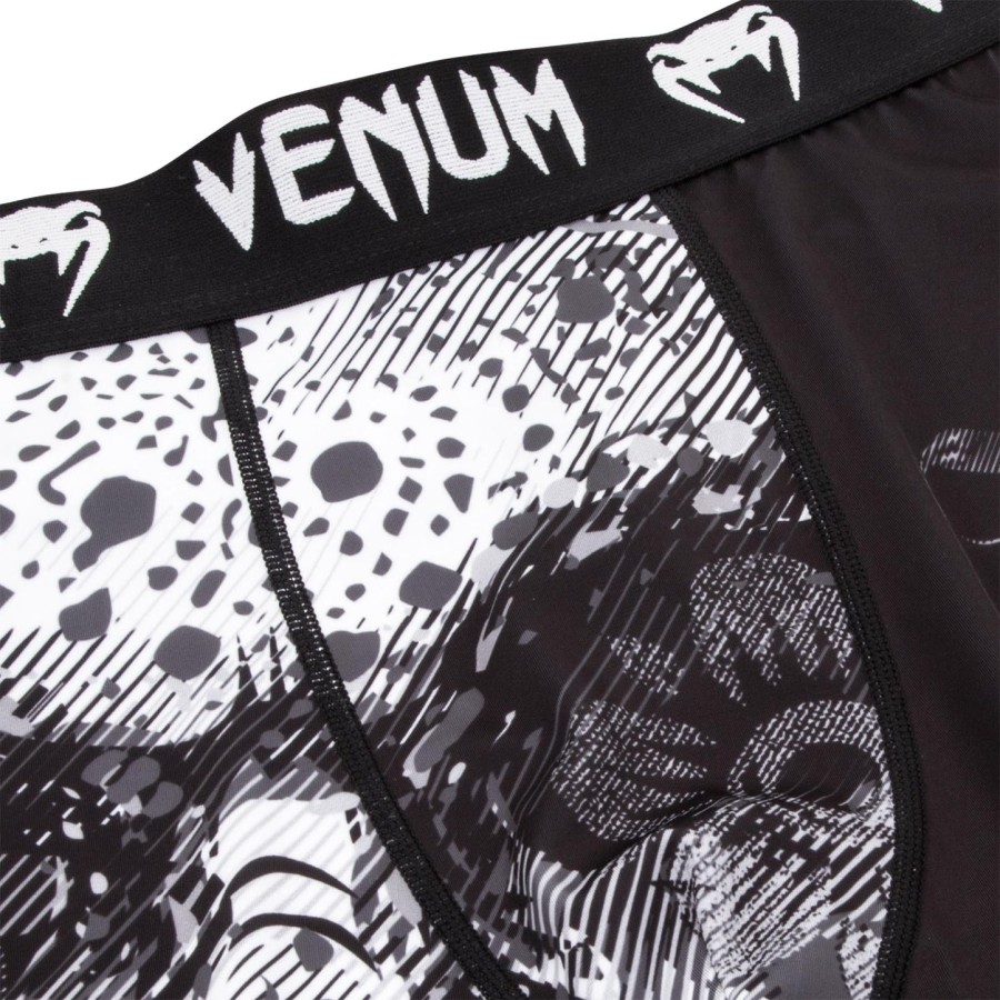 venum santa muerte 3.0 compressietights - zwartwit