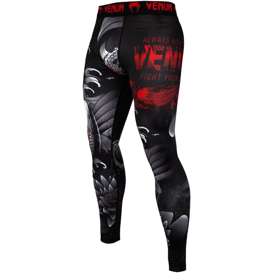 venum koi 2.0 compressietights - zwartwit
