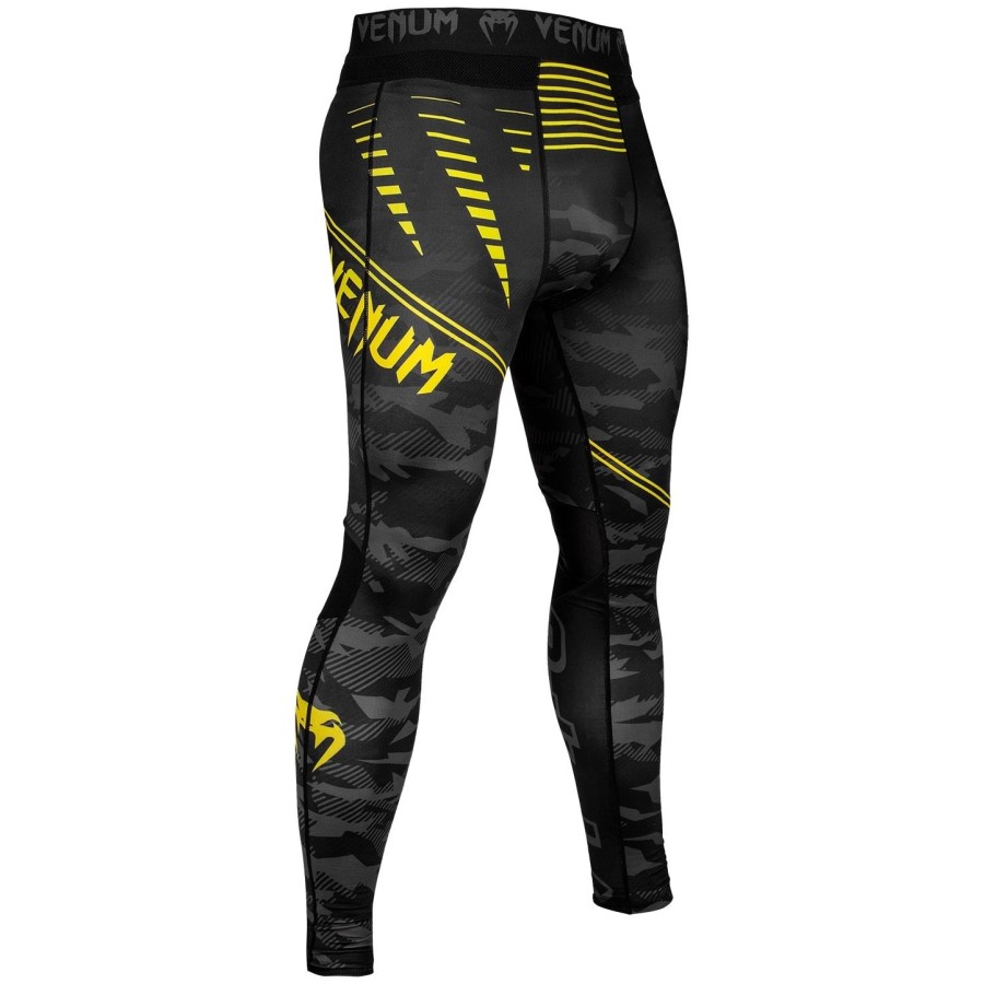 venum okinawa 2.0 compressietights - zwartgeel
