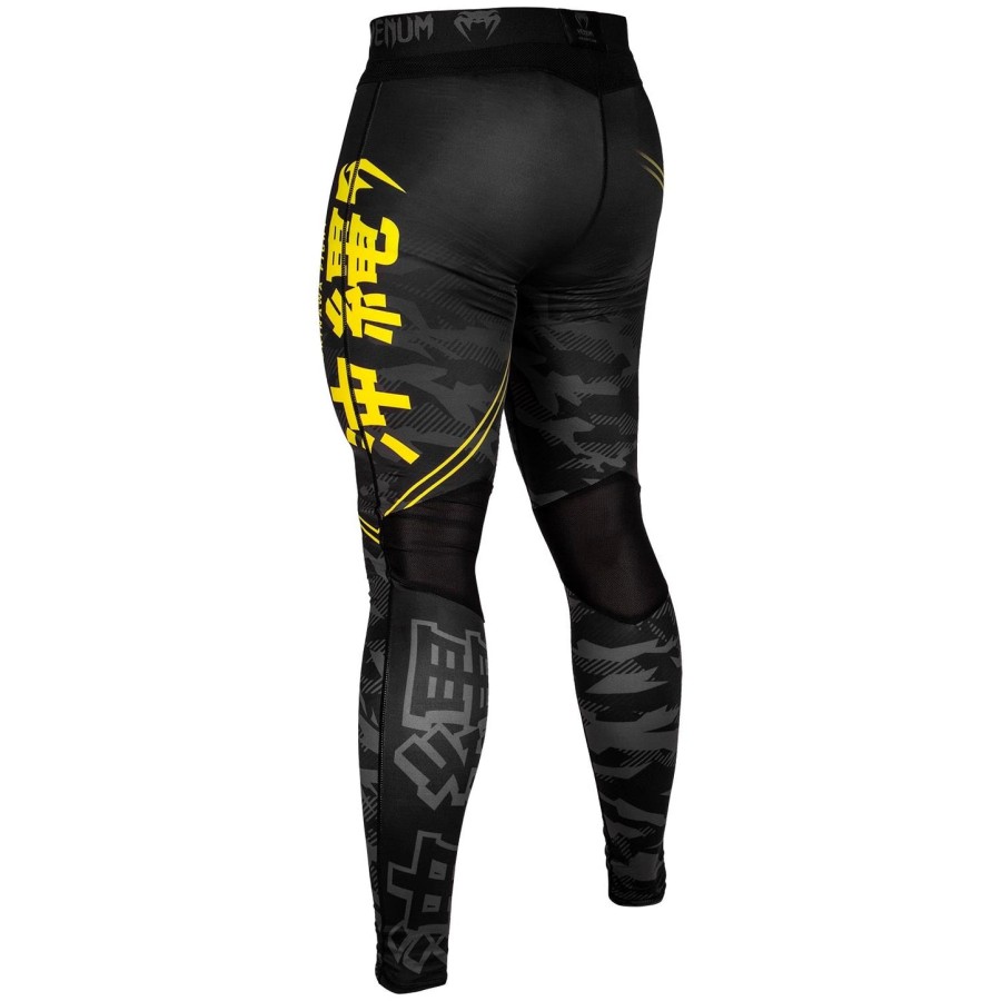 venum okinawa 2.0 compressietights - zwartgeel