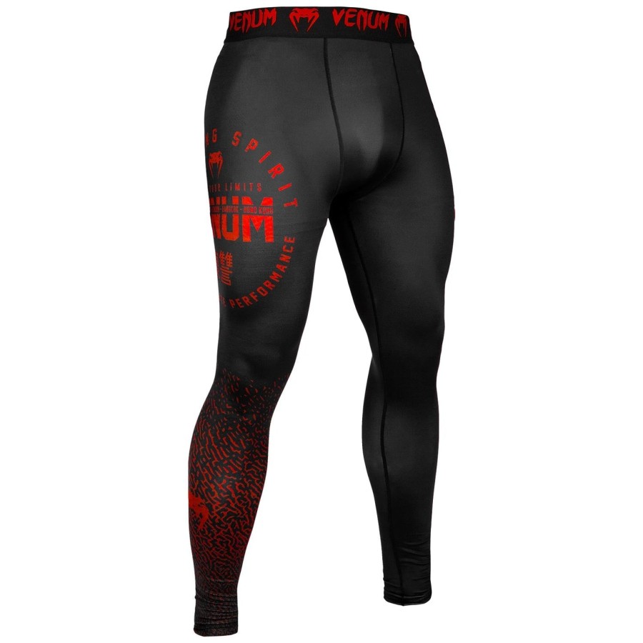 venum signature compressietights - zwartrood