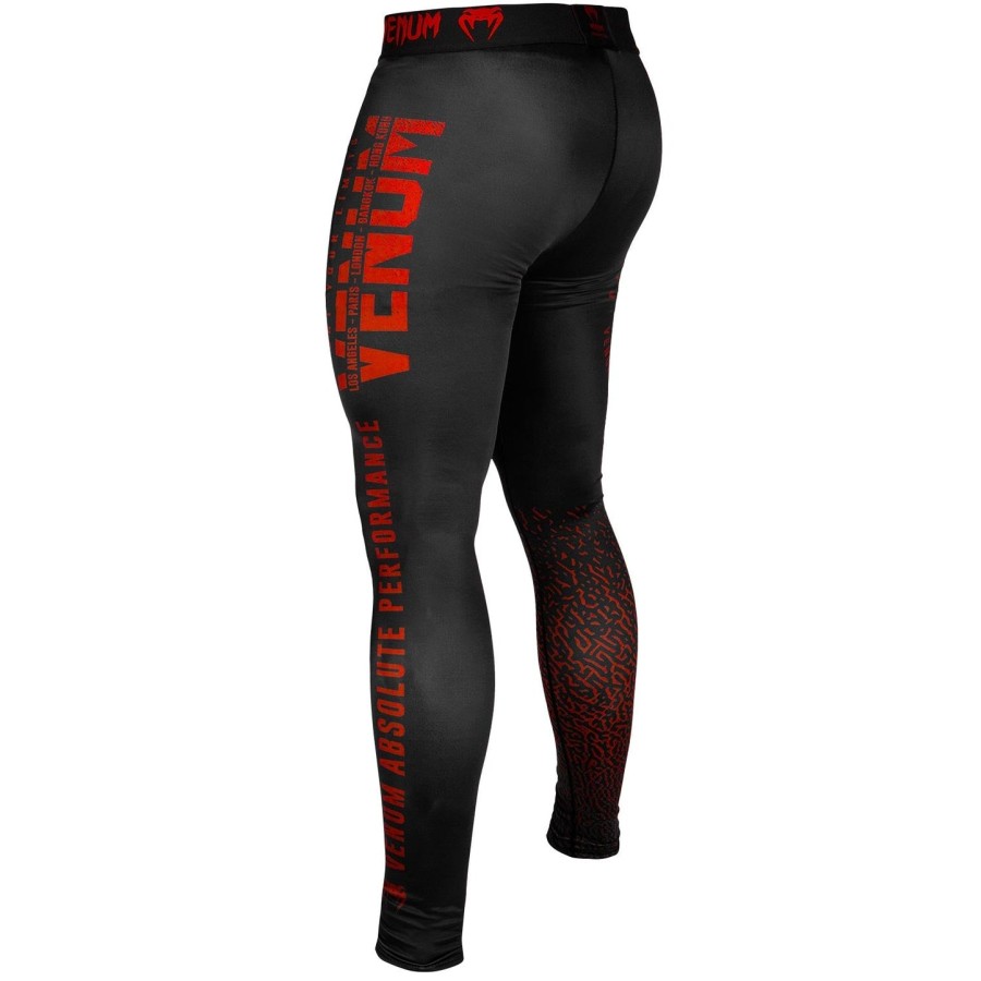 venum signature compressietights - zwartrood