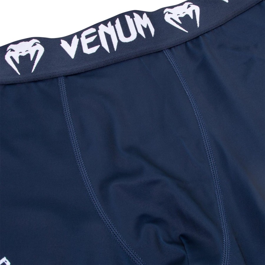venum signature compressietights - marineblauwwit