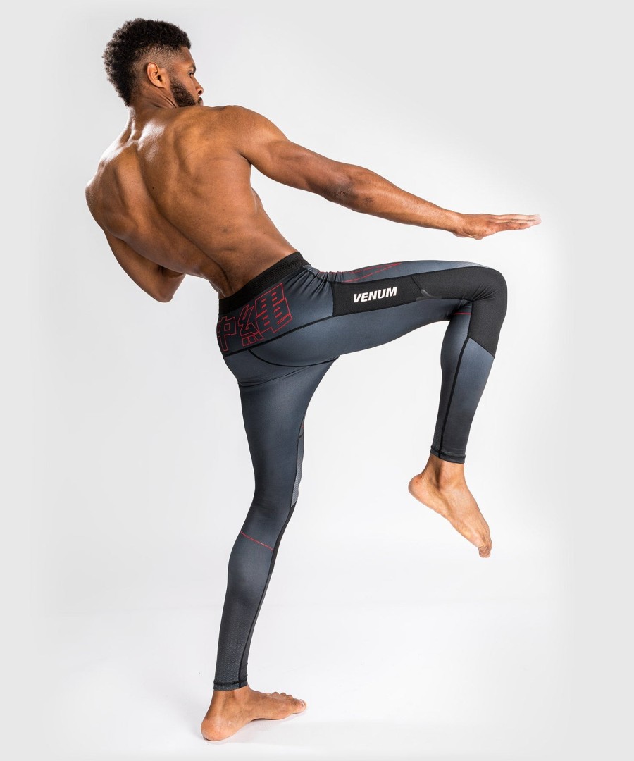 venum okinawa 3.0 compressietights - zwartrood