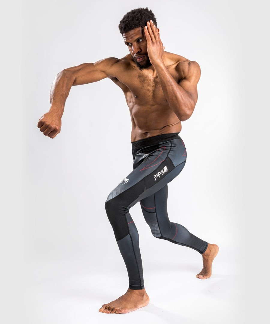 venum okinawa 3.0 compressietights - zwartrood