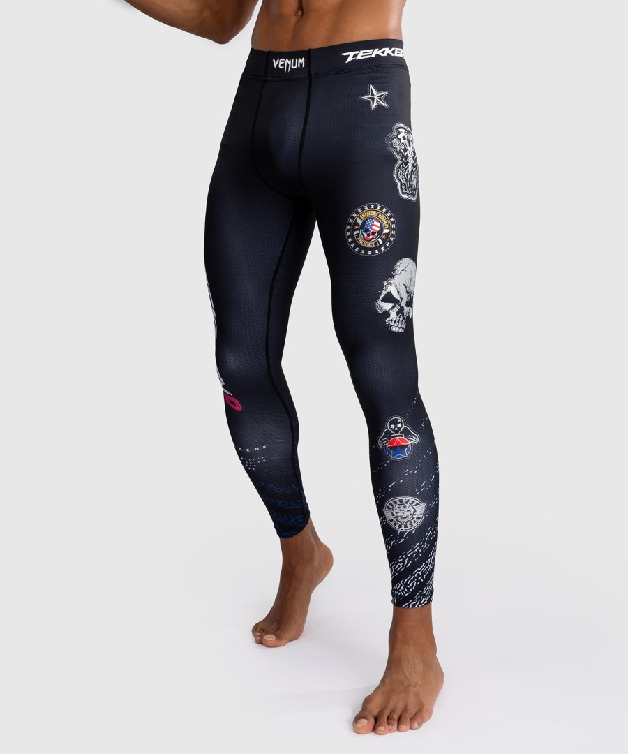 venum x tekken 8 - paul phoenix spats - zwartblauw