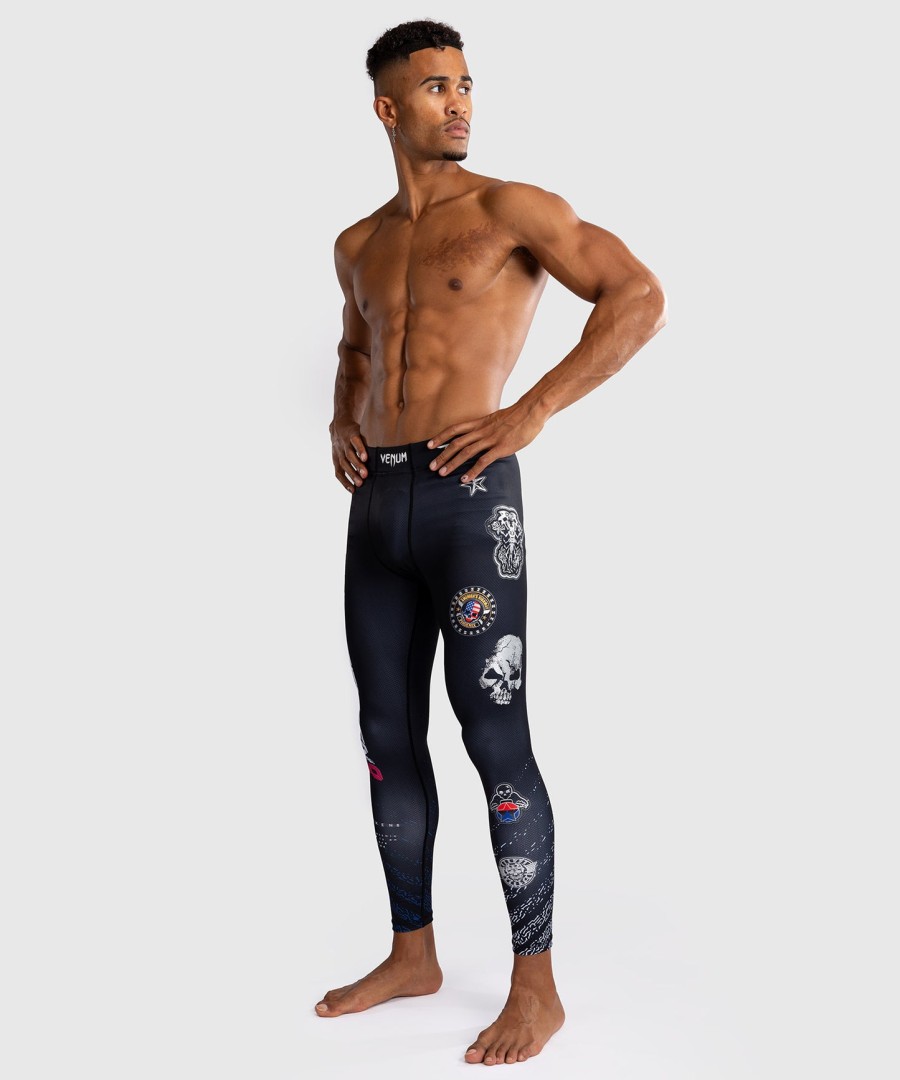 venum x tekken 8 - paul phoenix spats - zwartblauw