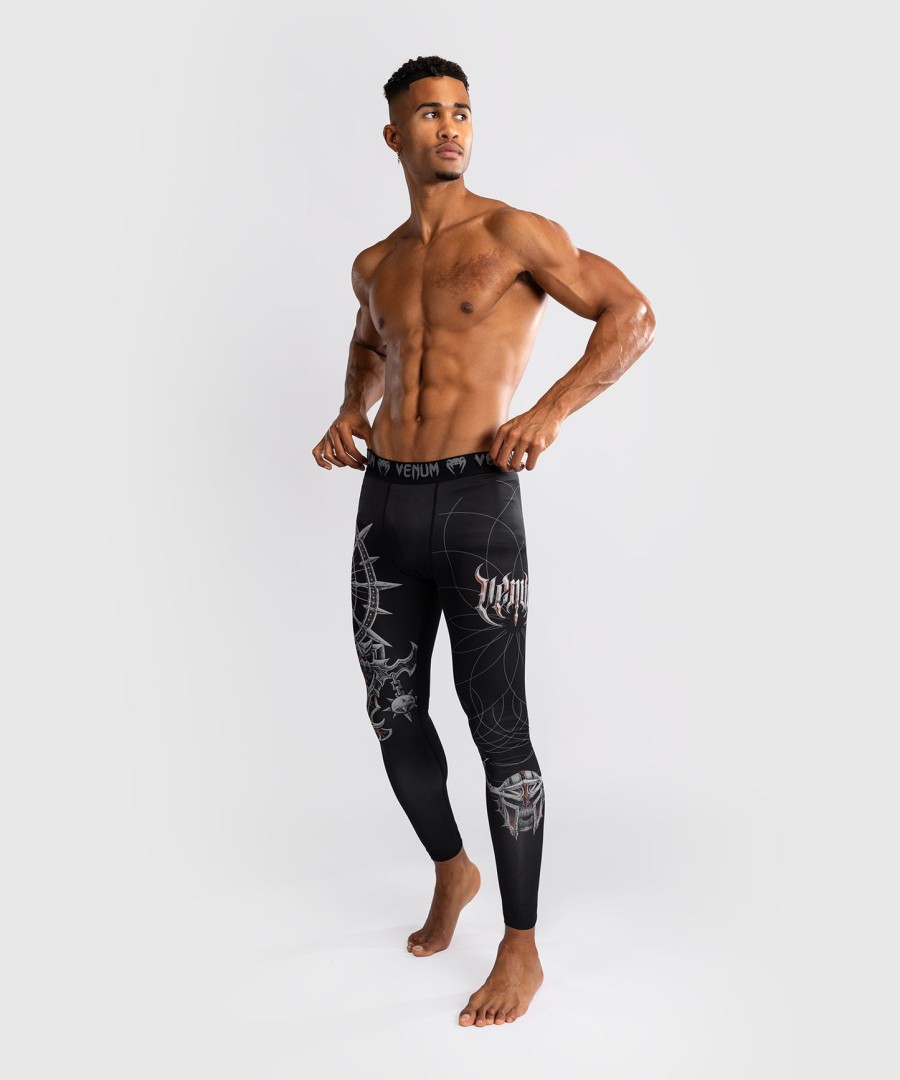 venum gladiator 5.0 heren beenbeschermers - zwartzilver