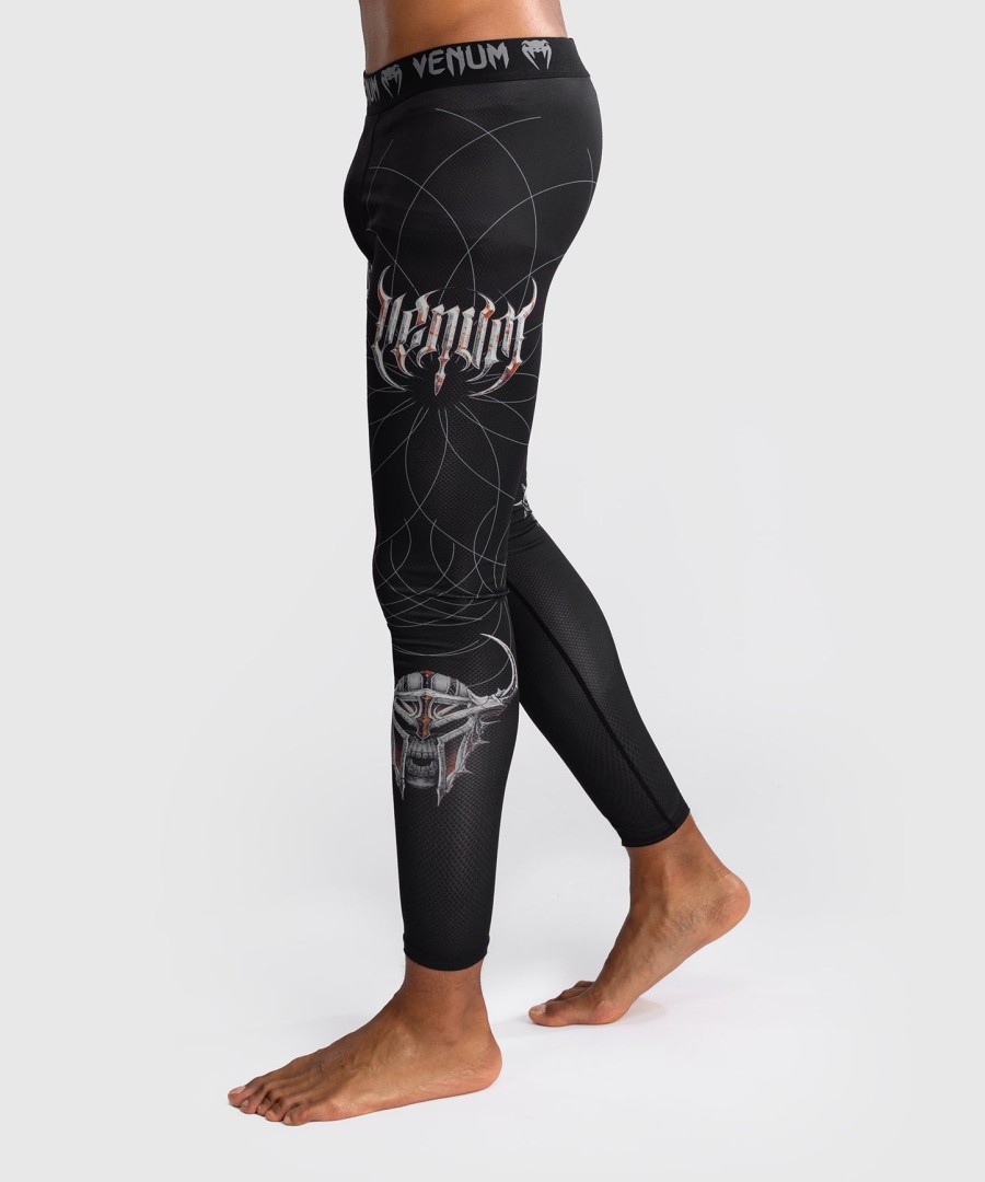 venum gladiator 5.0 heren beenbeschermers - zwartzilver