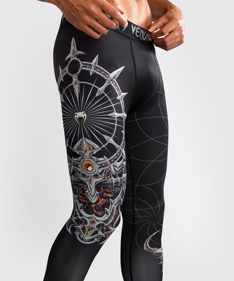 venum gladiator 5.0 heren beenbeschermers - zwartzilver