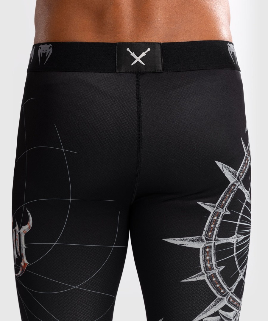 venum gladiator 5.0 heren beenbeschermers - zwartzilver