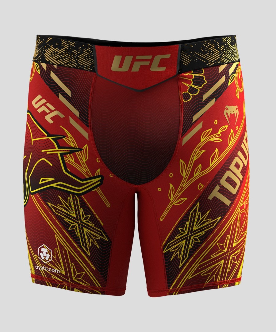 heren ufc ongeëvenaard door venum red ilia topuria vale tudo short