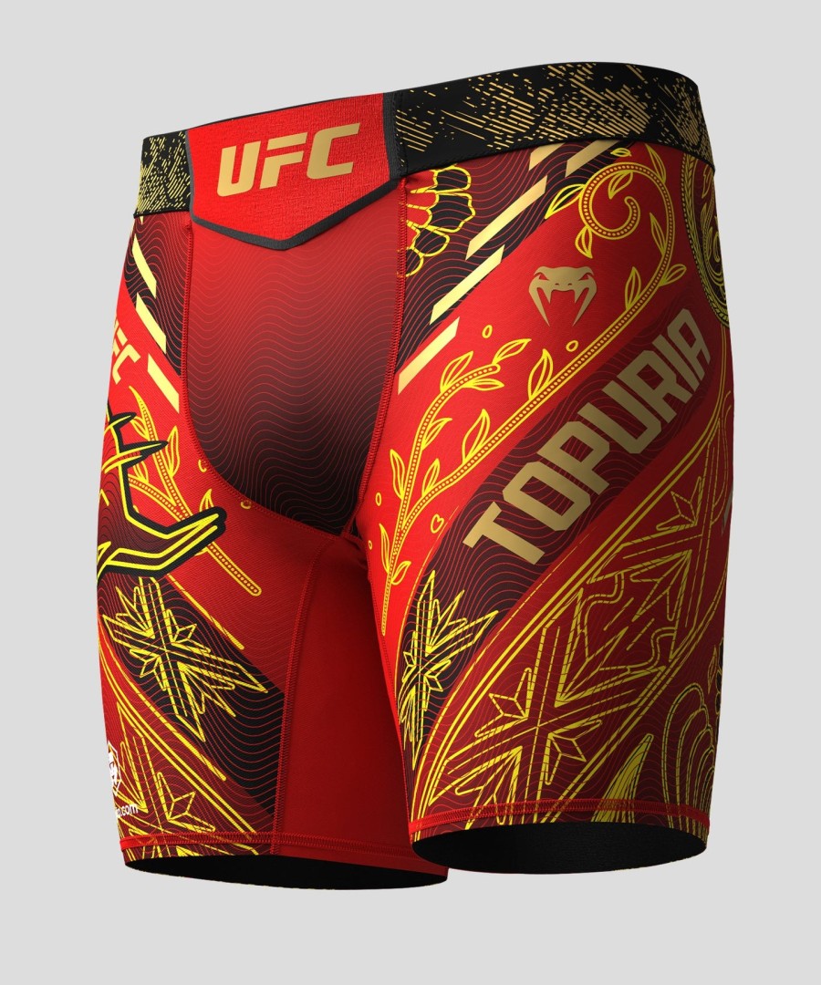 heren ufc ongeëvenaard door venum red ilia topuria vale tudo short