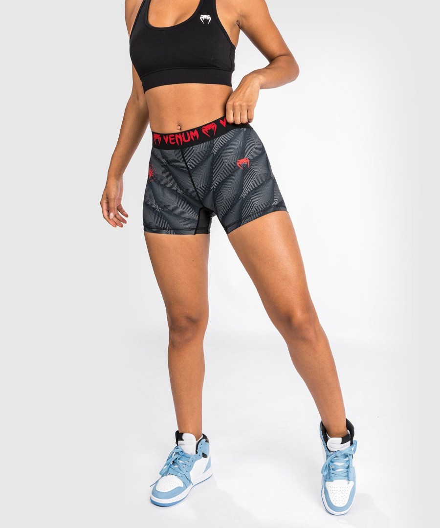 venum phantom compressieshorts - voor dames - zwartrood