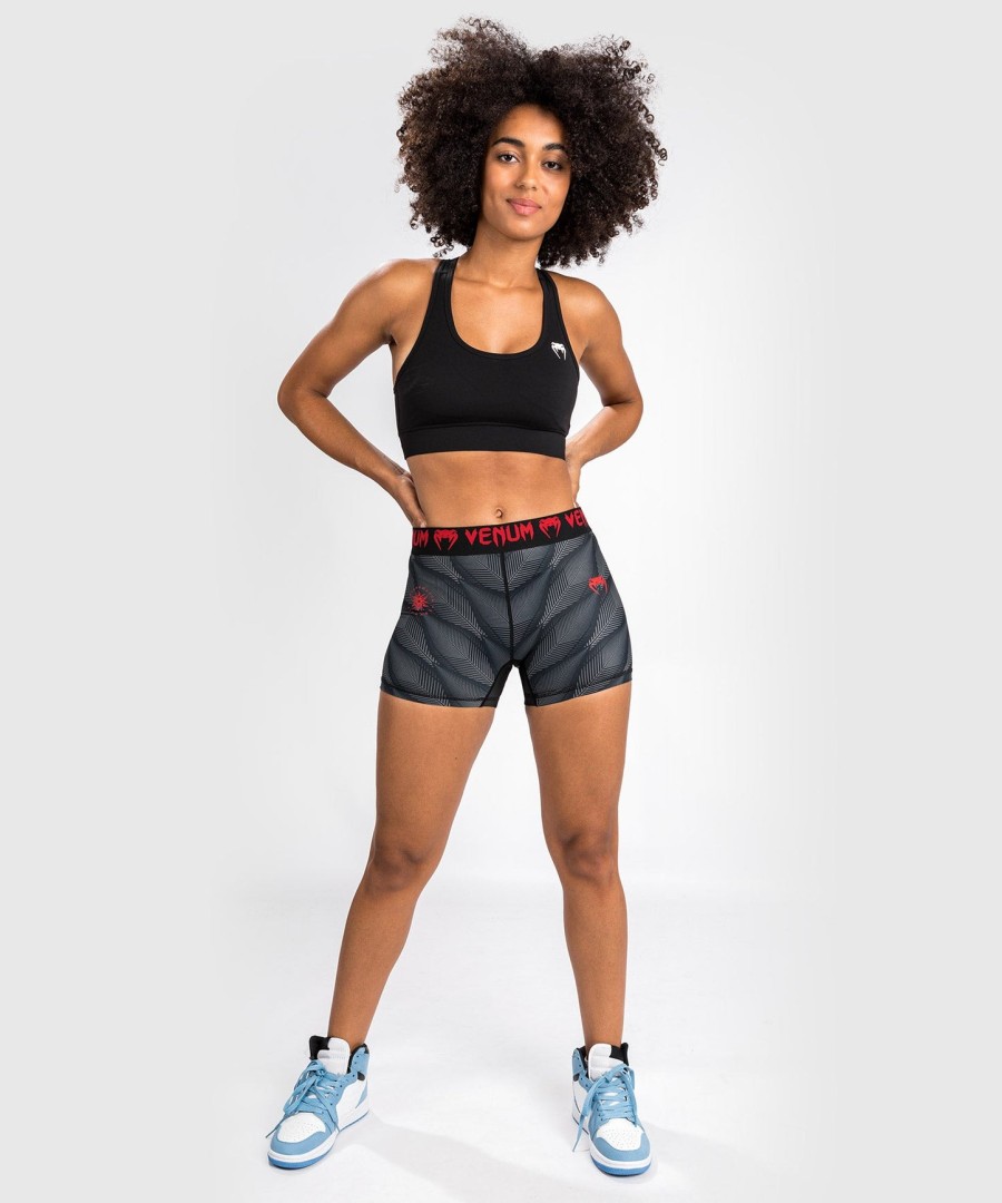 venum phantom compressieshorts - voor dames - zwartrood