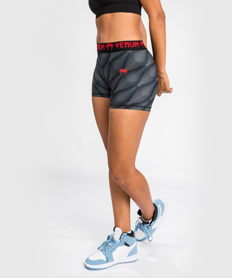 venum phantom compressieshorts - voor dames - zwartrood