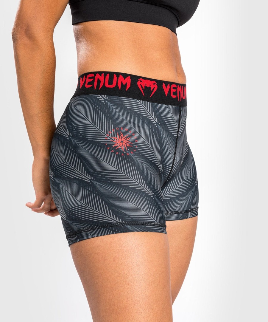 venum phantom compressieshorts - voor dames - zwartrood