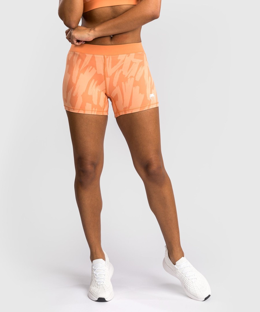 venum graffiti compressieshorts voor dames - fluweel abrikoos