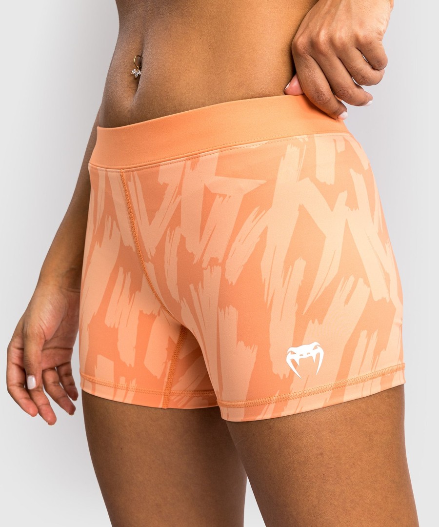 venum graffiti compressieshorts voor dames - fluweel abrikoos