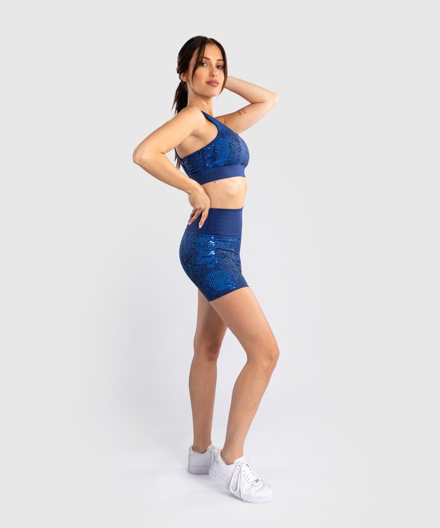 venum amazonia compressieshorts voor dames - ultramarijnblauw
