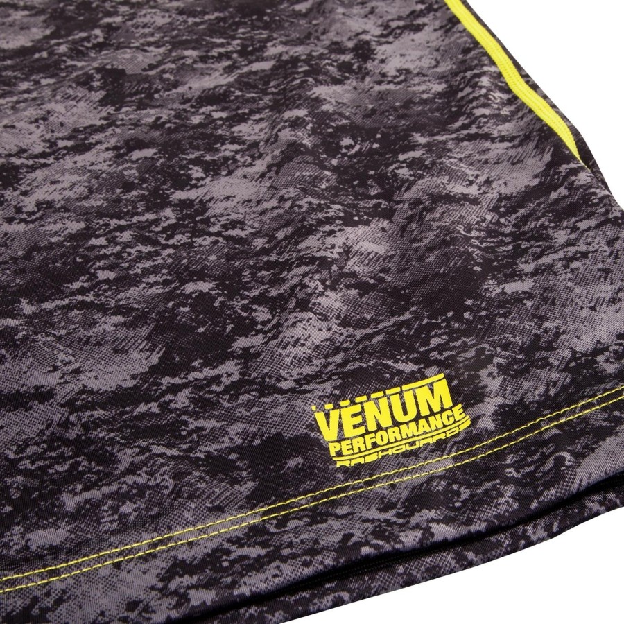 venum tramo rashguard - lange mouwen - zwartgeel