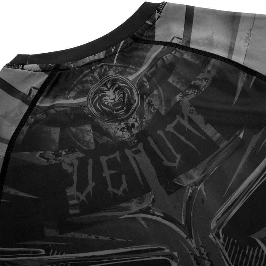 venum gladiator 3.0 rashguard - lange mouwen - zwartzwart