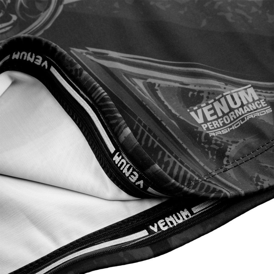 venum gladiator 3.0 rashguard - lange mouwen - zwartzwart