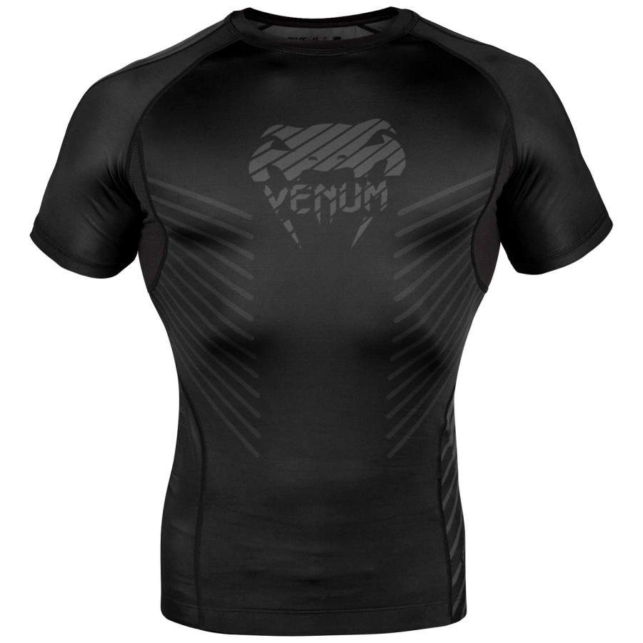 venum plasma rashguard - korte mouwen - zwartzwart