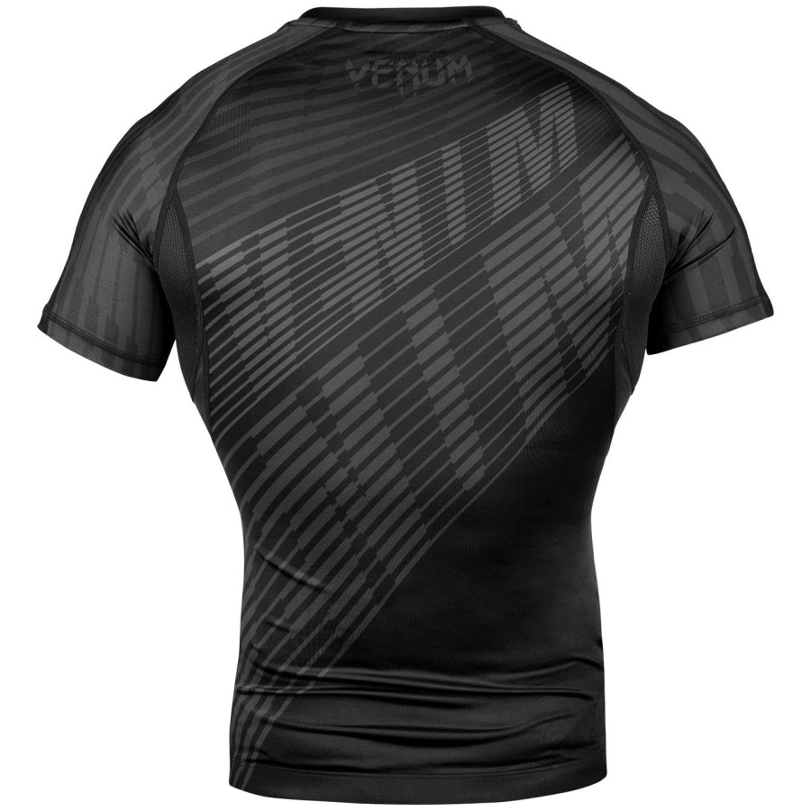 venum plasma rashguard - korte mouwen - zwartzwart