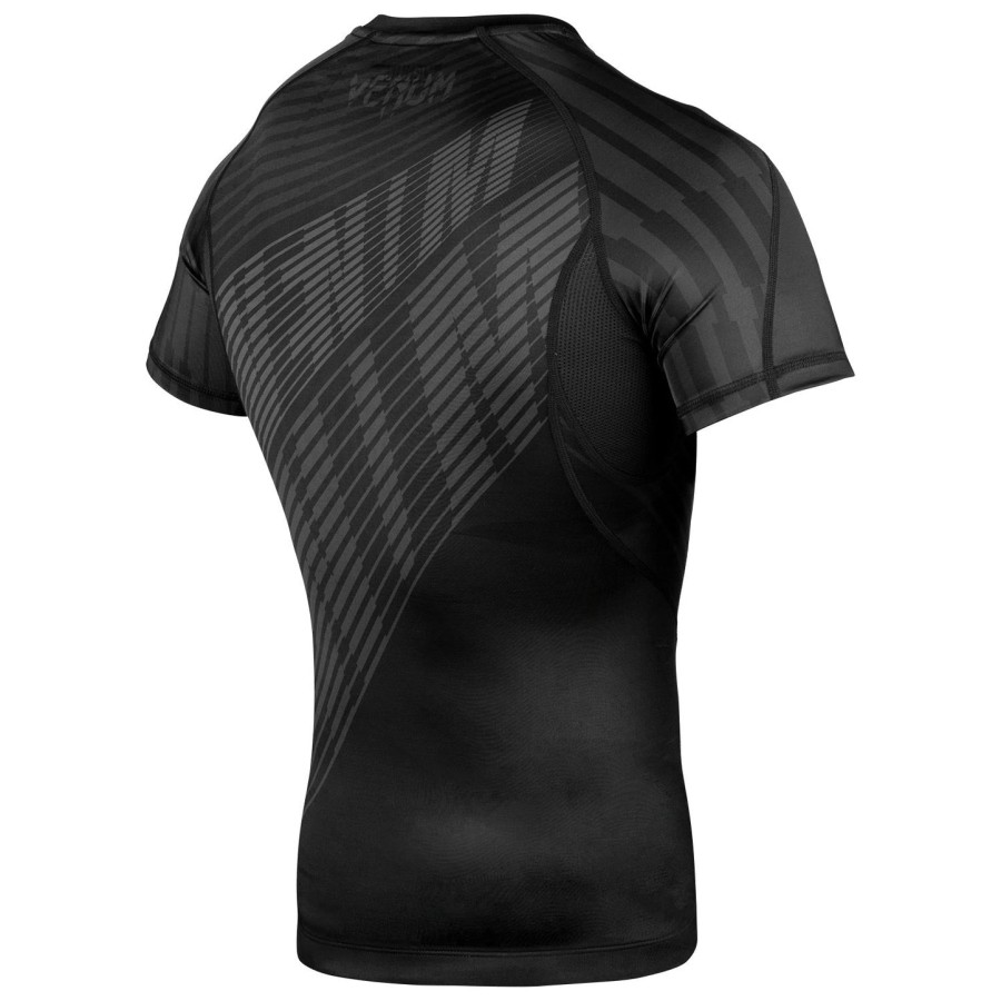 venum plasma rashguard - korte mouwen - zwartzwart