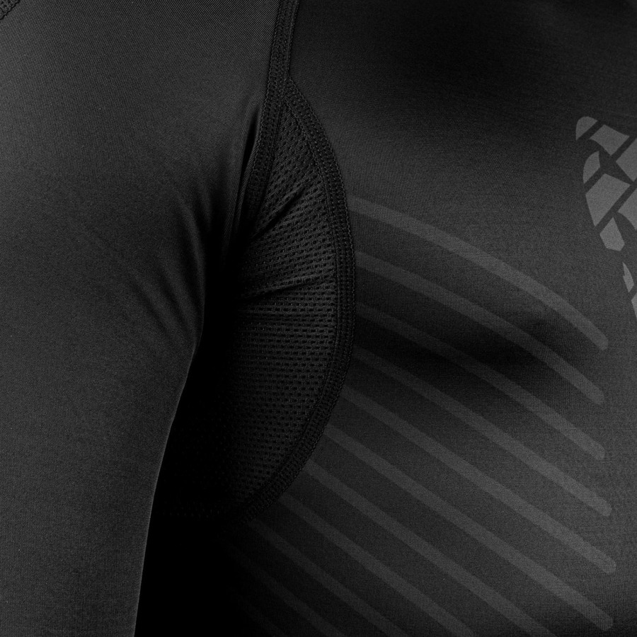 venum plasma rashguard - korte mouwen - zwartzwart