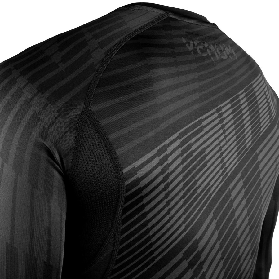 venum plasma rashguard - korte mouwen - zwartzwart