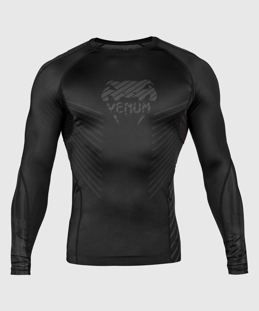 venum plasma rashguard - lange mouwen - zwartzwart