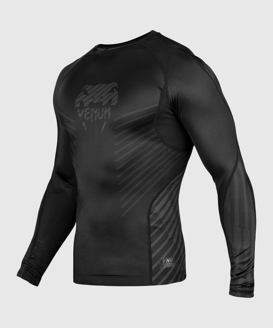 venum plasma rashguard - lange mouwen - zwartzwart