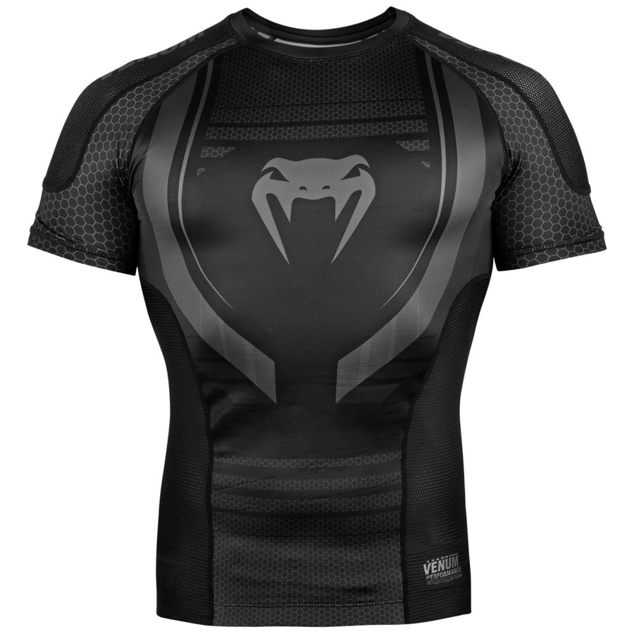 venum technical 2.0 rashguard - korte mouwen - zwartzwart