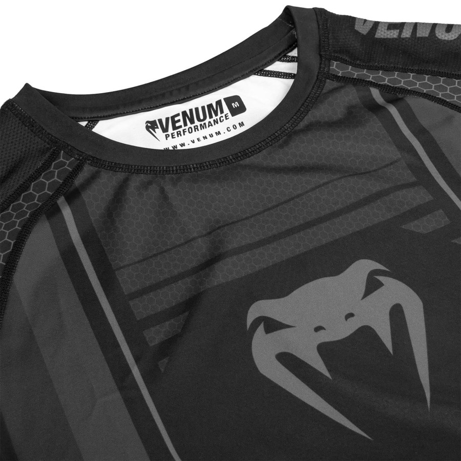 venum technical 2.0 rashguard - korte mouwen - zwartzwart