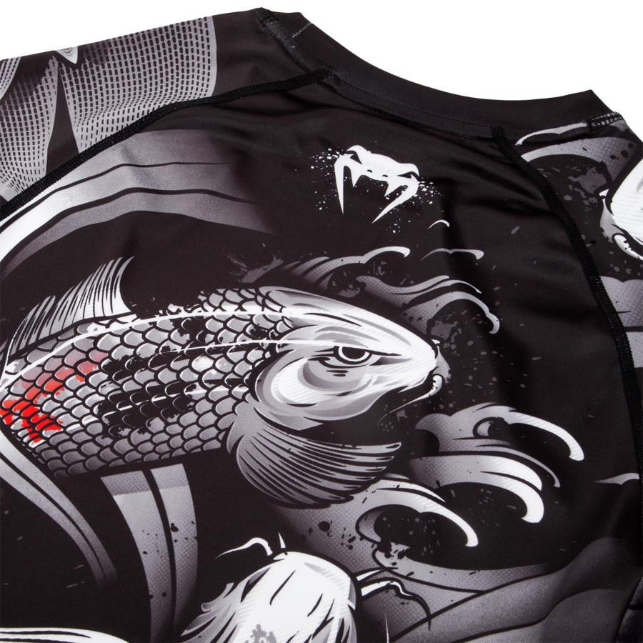 venum koi 2.0 rashguard - lange mouwen - zwartwit