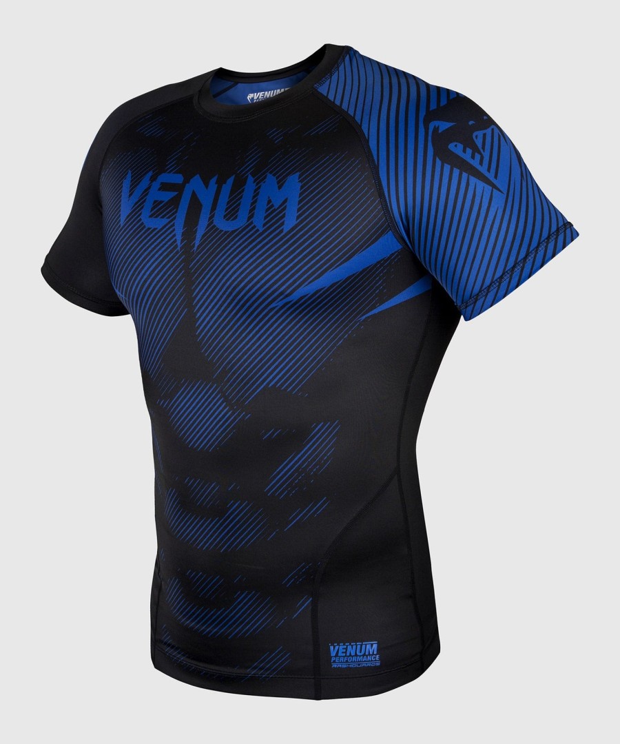 venum nogi 2.0 rashguard - korte mouwen - zwartblauw