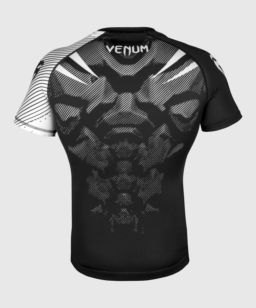 venum nogi 2.0 rashguard - korte mouwen - zwartwit