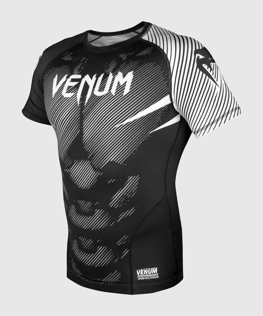 venum nogi 2.0 rashguard - korte mouwen - zwartwit