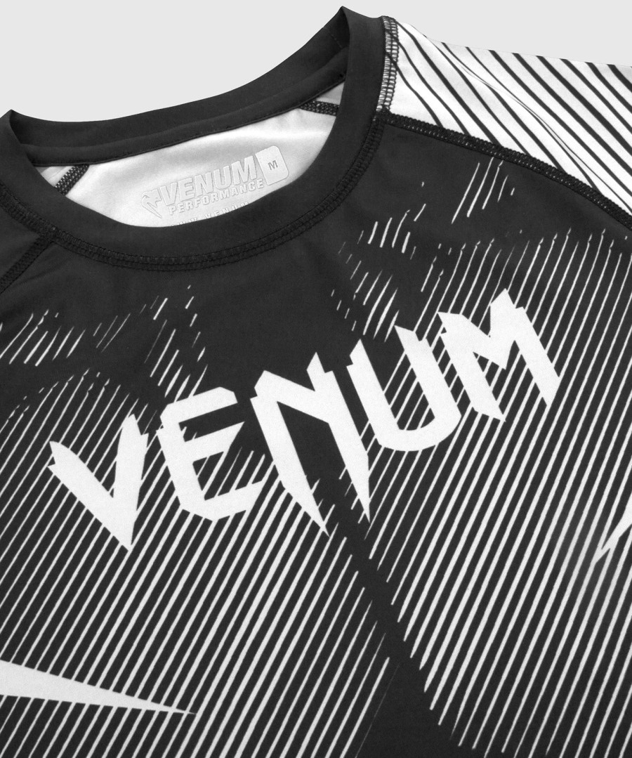 venum nogi 2.0 rashguard - korte mouwen - zwartwit