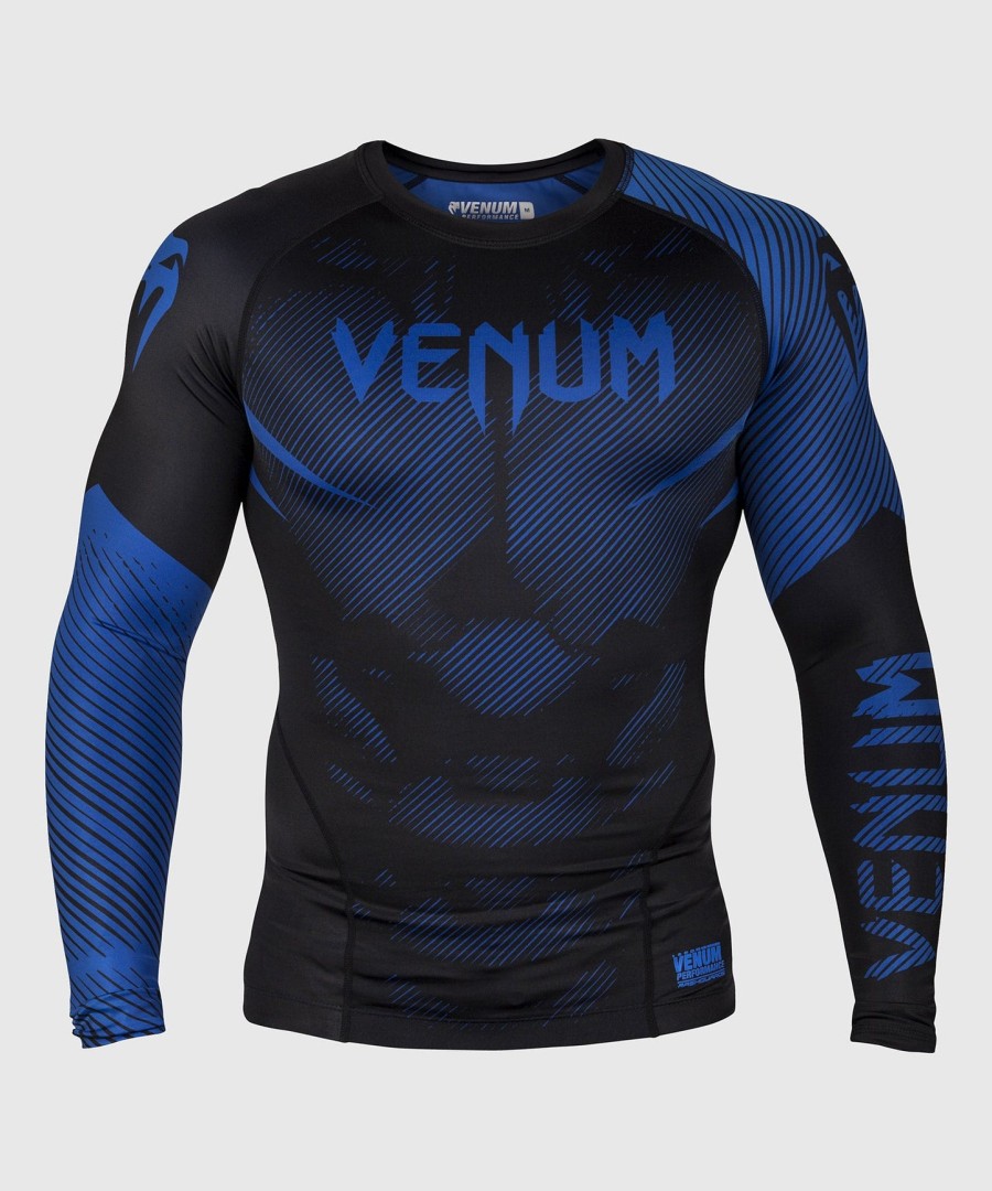 venum nogi 2.0 rashguard - lange mouwen - zwartblauw