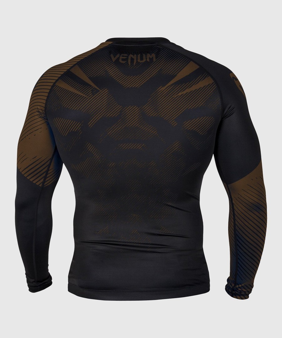venum nogi 2.0 rashguard - lange mouwen - zwartbruin