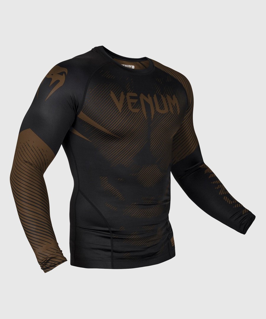 venum nogi 2.0 rashguard - lange mouwen - zwartbruin