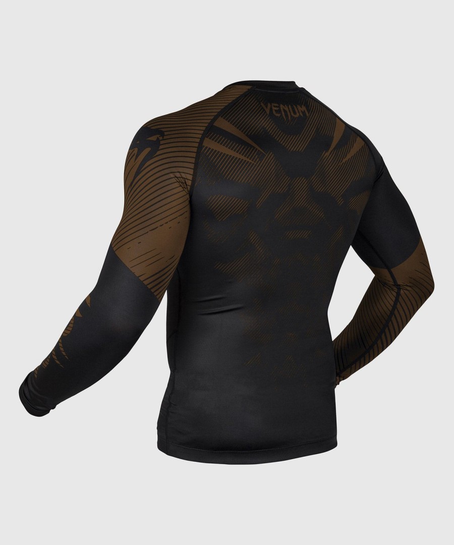 venum nogi 2.0 rashguard - lange mouwen - zwartbruin