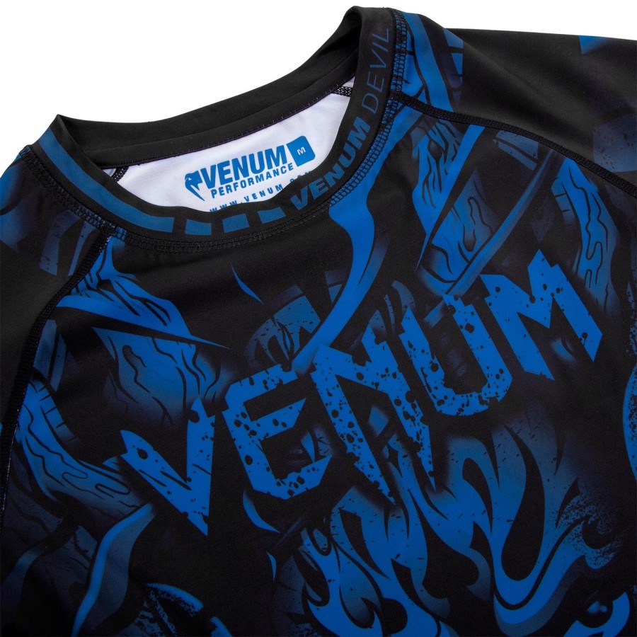 venum devil rashguard - lange mouwen - marineblauwzwart