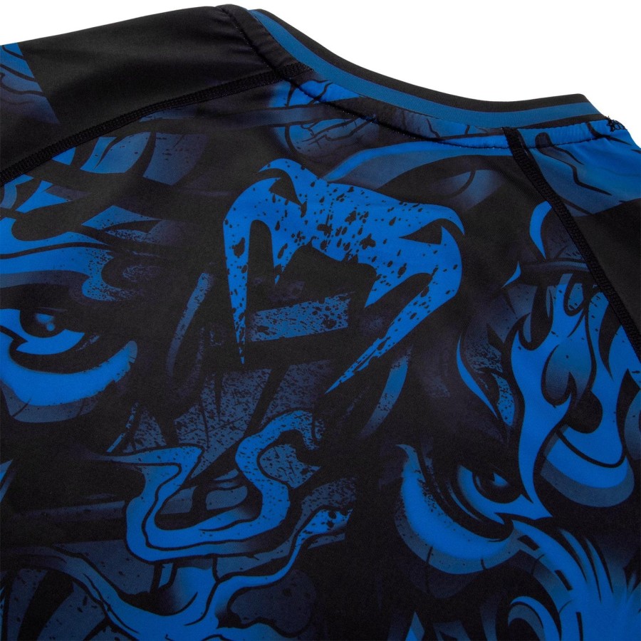 venum devil rashguard - lange mouwen - marineblauwzwart
