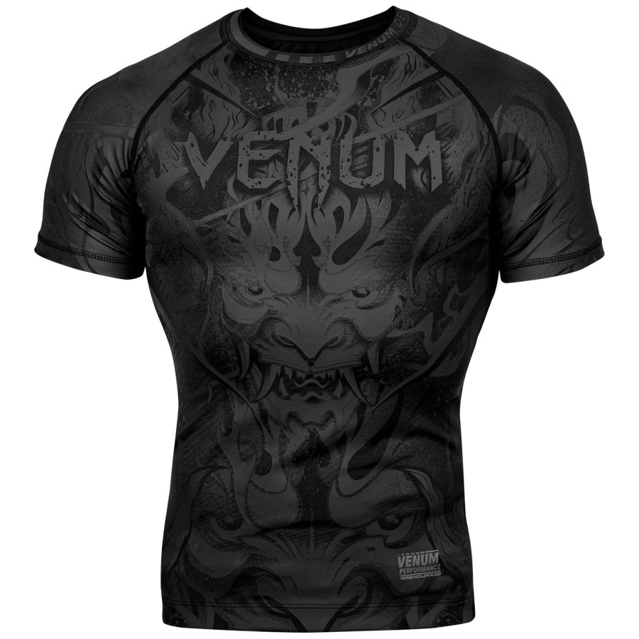 venum devil rashguard - korte mouwen - zwartzwart