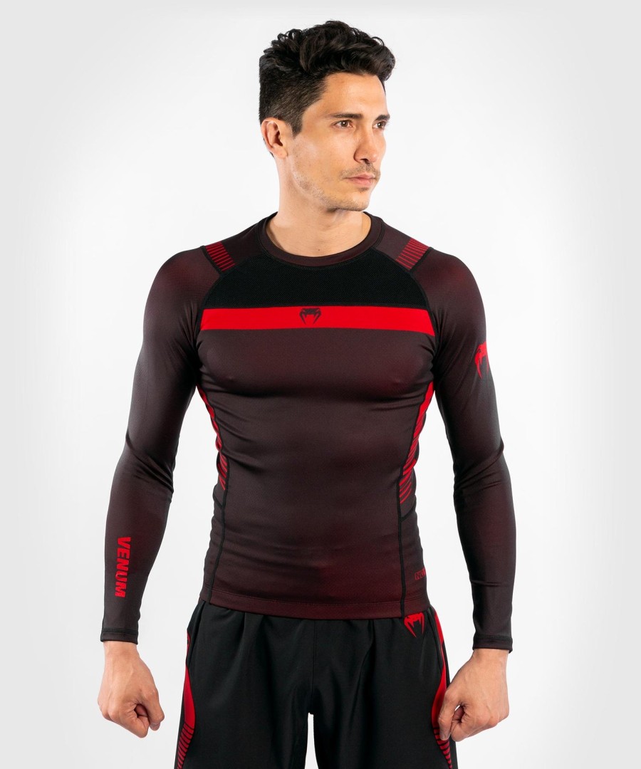 venum nogi 3.0 rashguard - lange mouwen - zwartrood